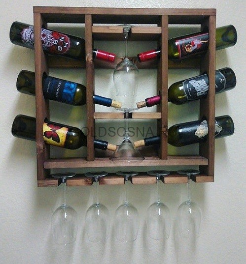 Полка винная 645x570