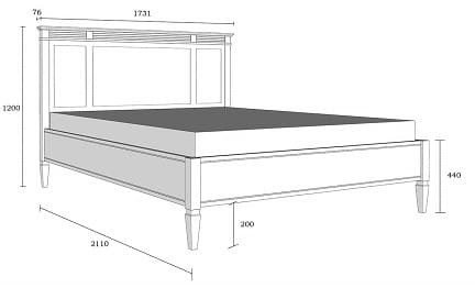 Кровать Ольса Кровать Ольса