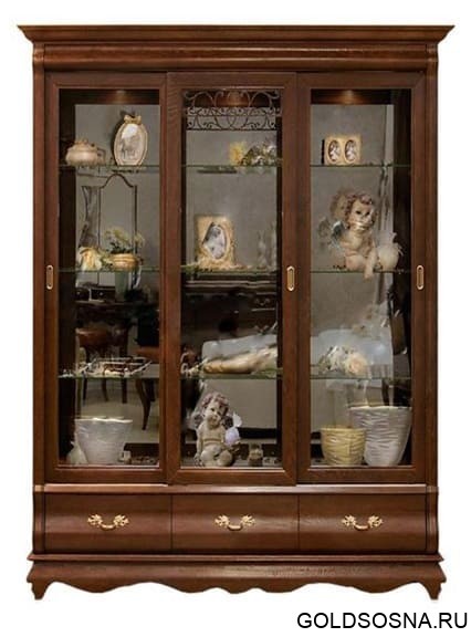 Шкаф-купе Оскар с витриной ММ-210-03