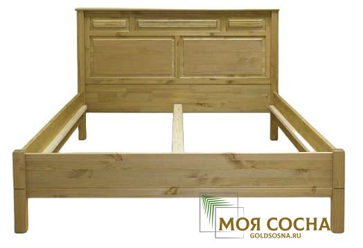 Кровать Рауна М-БИ (бейц/масло)