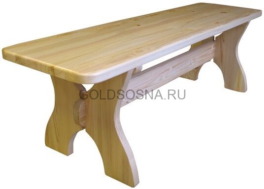 Лавка без спинки Омега