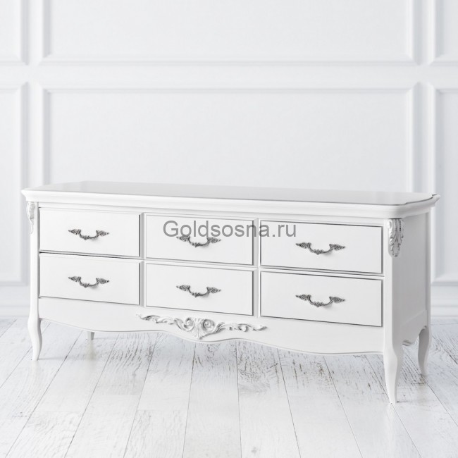 Тумба ТВ Silvery Rome с ящиками Тумба ТВ Silvery Rome с ящиками