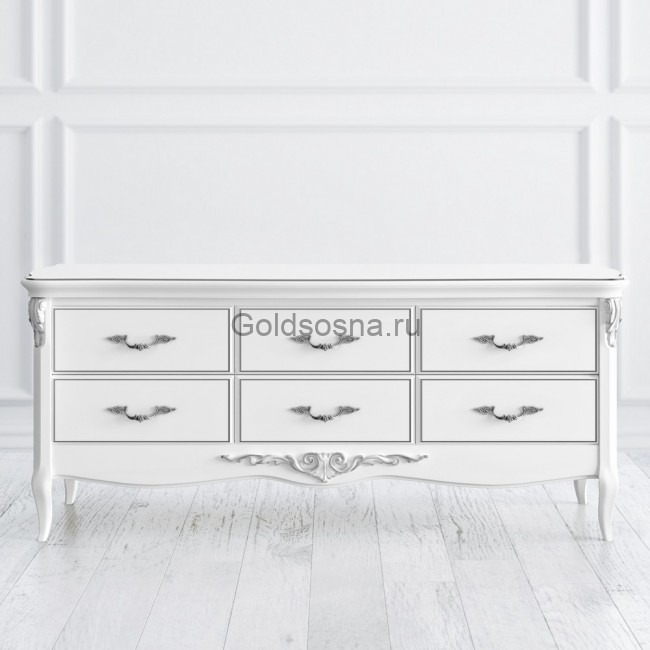 Тумба ТВ Silvery Rome с ящиками Тумба ТВ Silvery Rome с ящиками