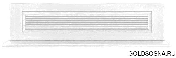 Полка настенная Рауна 110 (белый воск УКВ) Полка настенная Рауна 110 (белый воск УКВ)