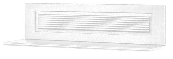 Полка настенная Рауна 110 (белый воск УКВ) Полка настенная Рауна 110 (белый воск УКВ)