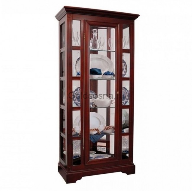 Шкаф с витриной Полонез ММ-174-01 (ММ-174-01/01) Шкаф с витриной Полонез ММ-174-01 (ММ-174-01/01)