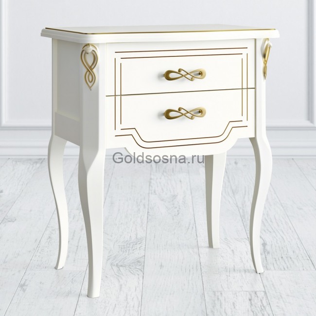 Прикроватная тумба 2 ящика Elegance