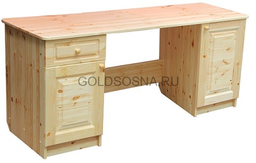 Стол письменный 2-тумбы двери+ящик Стол письменный 2-тумбы двери+ящик