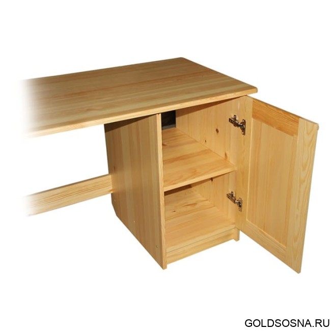 Стол письменный 2-тумбы двери+ящик Стол письменный 2-тумбы двери+ящик