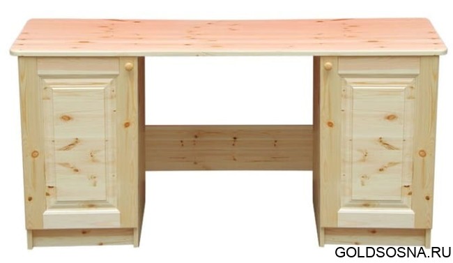 Стол письменный 2 тумбы-2 двери Добрый Мастер Стол письменный 2 тумбы-2 двери Добрый Мастер