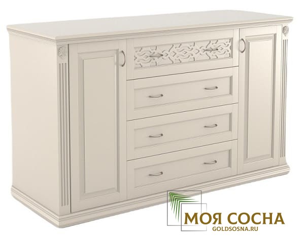 Комод Верона (4 ящика + 2 дверки)