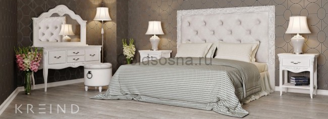 Прикроватная тумба 3 ящика Silvery Rome Прикроватная тумба 3 ящика Silvery Rome