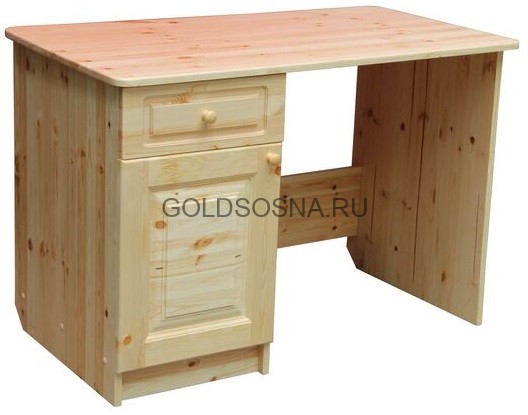 Стол письменный 1 ящик+1 дверь Добрый Мастер