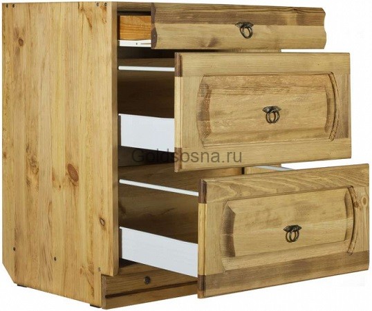 Шкаф-стол Викинг с ящиками (600) №16