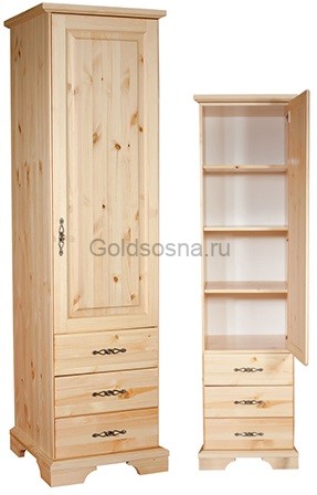 Шкаф Брусно 1-ств с ящиком