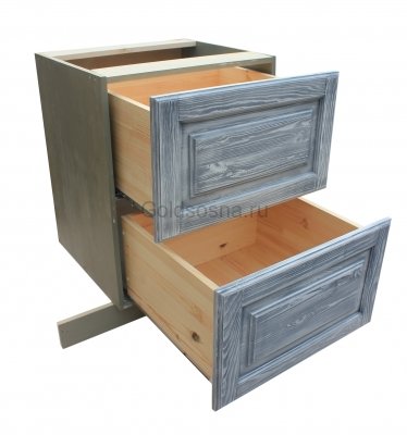 ШКАФ-СТОЛ "МОНБЛАН" (600) (С 2-МЯ ЯЩИКАМИ)