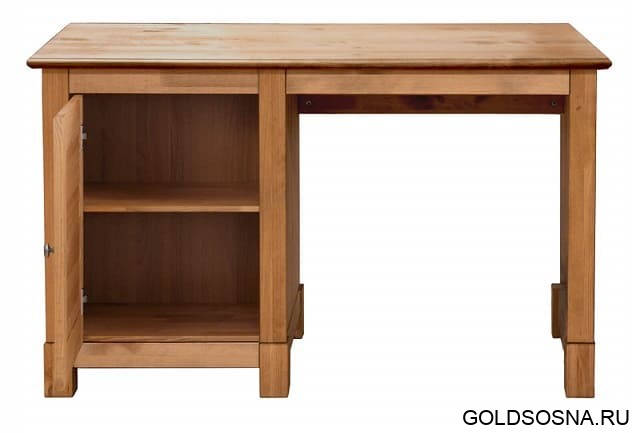 Стол письменный Рауна 10 1-тумбовый (бейц/масло) Стол письменный Рауна 10 1-тумбовый (бейц/масло)