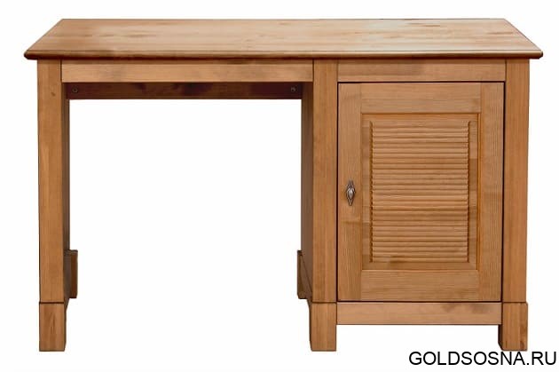 Стол письменный Рауна 10 1-тумбовый (бейц/масло) Стол письменный Рауна 10 1-тумбовый (бейц/масло)