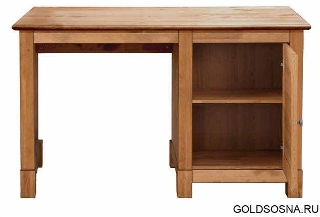 Стол письменный Рауна 10 1-тумбовый (бейц/масло) Стол письменный Рауна 10 1-тумбовый (бейц/масло)