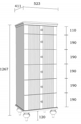 Комод Рандеву 106 Комод Рандеву 106