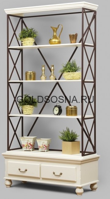 Стеллаж кованый Валенсия 2-48 Стеллаж кованый Валенсия 2-48