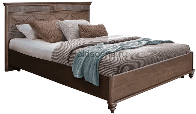 Кровать двойная 2-16 Юстина 2368 БМ691