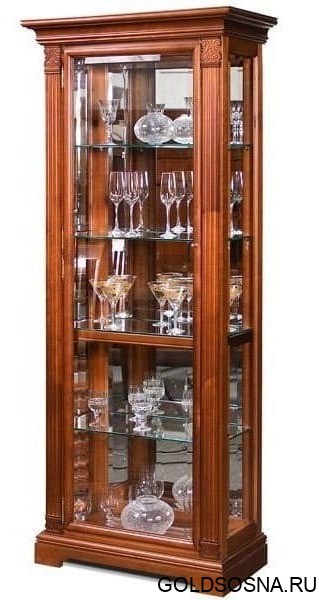 Шкаф с витриной Престиж ГМ 5901