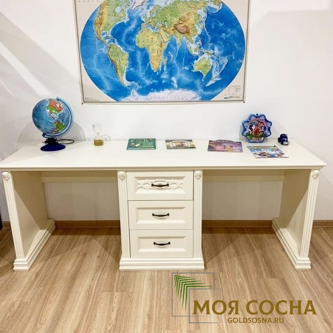 Письменный стол Верона (2 раб.места с ящиками) Письменный стол Верона (2 раб.места с ящиками)