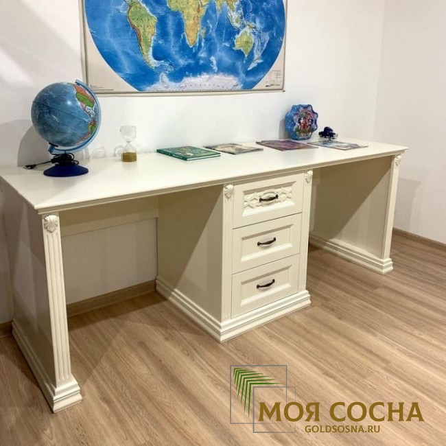 Письменный стол Верона (2 раб.места с ящиками) Письменный стол Верона (2 раб.места с ящиками)