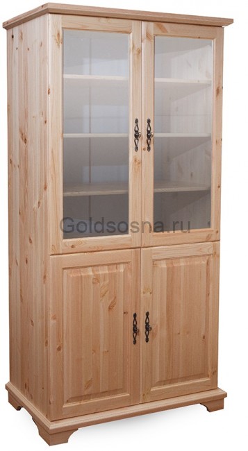 Шкаф книжный 2-ств Брусно