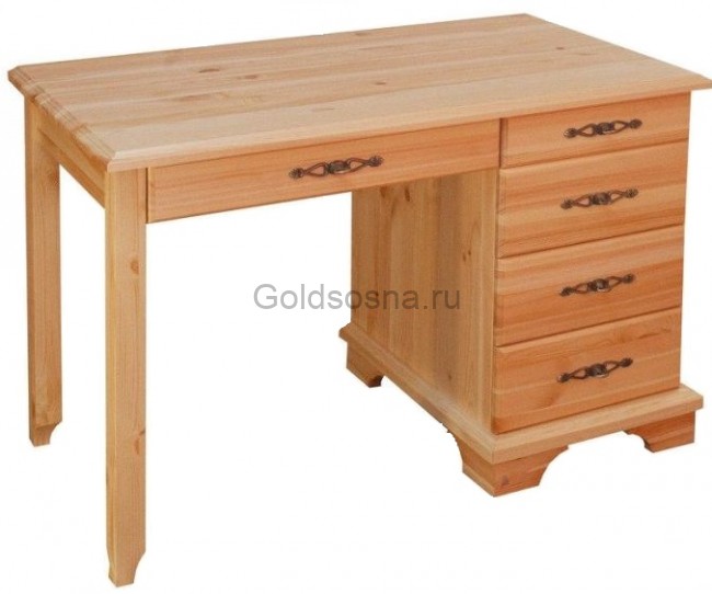 Стол письменный однотумбовый Брусно