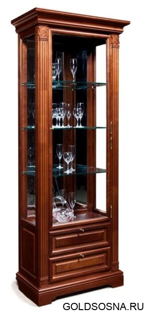 Шкаф с витриной Престиж ГМ 5906