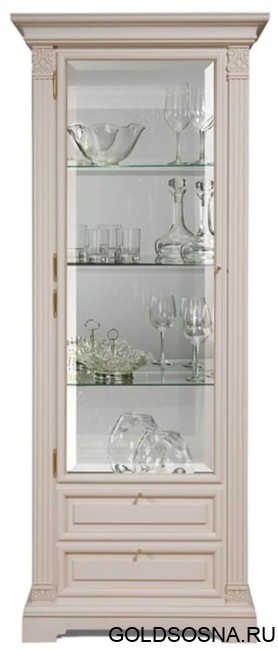 Шкаф с витриной Престиж ГМ 5906