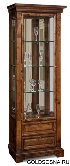 Шкаф с витриной Престиж ГМ 5906