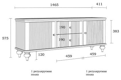 Тумба ТВ Рандеву 22