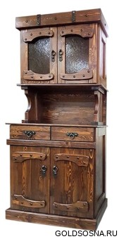 Буфет Русич с элементами ковки