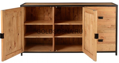 Тумба 2 двери, 2 ящика Лофт Сити