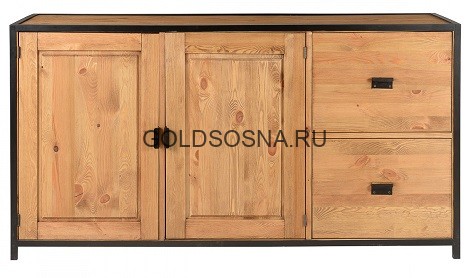 Тумба 2 двери, 2 ящика Лофт Сити