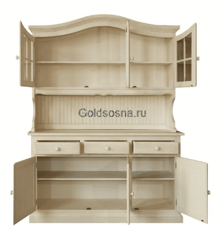 Буфет Лотос Б-12 (1077-01) (3 стекла) Буфет Лотос Б-12 (1077-01) (3 стекла)