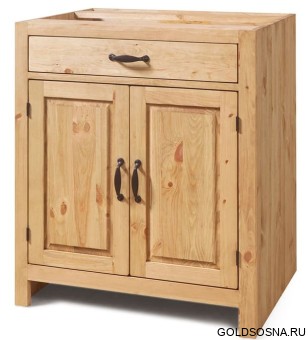 Шкаф-стол CH-BT 80 (2 дверь, 1 ящик) Шампань