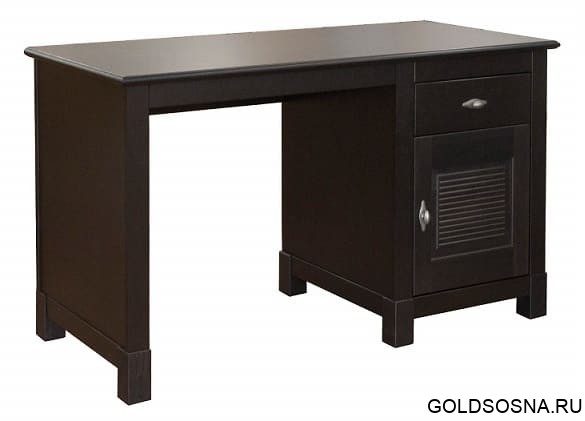 Стол письменный Рауна 11 1-тумбовый (колониал)