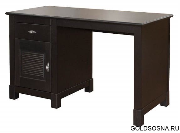 Стол письменный Рауна 11 1-тумбовый (колониал)