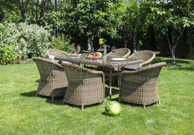 Обеденная группа Эспрессо, соломенный цвет