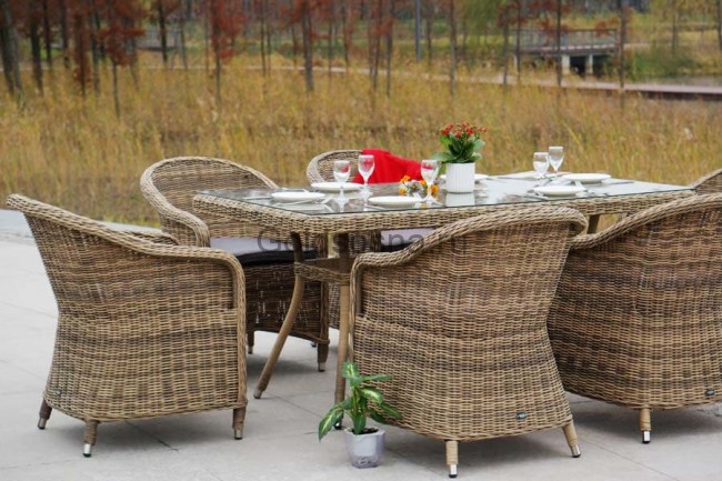 Обеденная группа Эспрессо, соломенный цвет