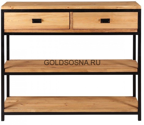 Консоль 2 ящика Лофт Сити