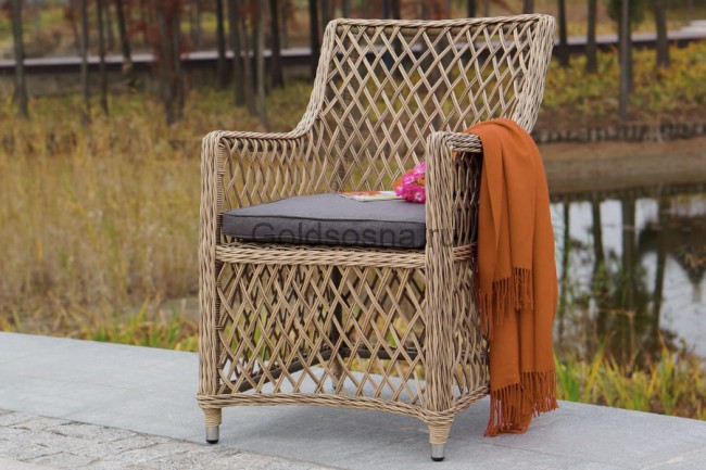 Обеденная группа Латте, соломенный цвет