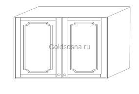 Шкаф над вытяжкой 60 (2 двери) Скайда 1 Шкаф над вытяжкой 60 (2 двери) Скайда 1