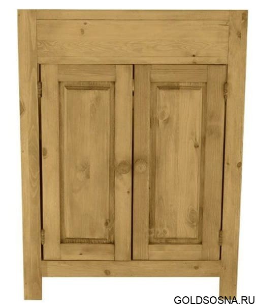 Шкаф-стол под мойку CH-BSDB 60 Шампань