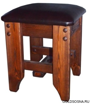 Табурет Русич (кожа)