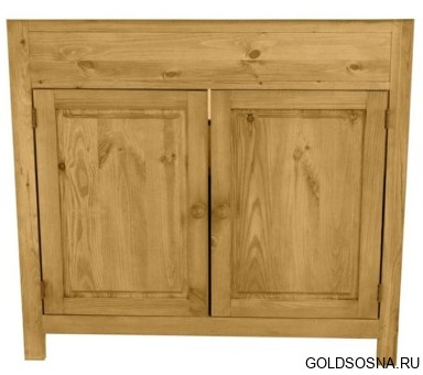 Шкаф-стол под мойку CH-BSDB 90 Шампань